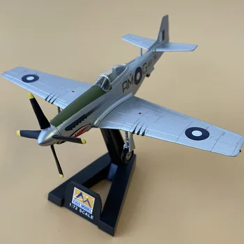 1:72 Ölçekli Avustralya Hava Kuvvetleri P51D Mustang Fighter ikinci Dünya Savaşı Uçak Modeli 36302 Bitmiş Oyuncak Ekran Koleksiyonu