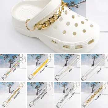 1 ADET Yeni Moda Croc Takılar Ayakkabı Zinciri Aksesuarları DIY Ayrılabilir ayakkabı tokası Hediyeler Ücretsiz Kargo Mevcut Toptan