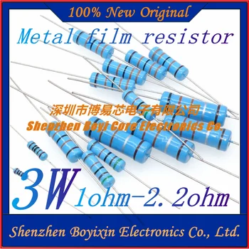 10 adet 3 W Metal film rezistans 1 % 1R ~ 1 M 1R 4.7 R 10R 22R 33R 47R 1 K 4.7 K 10 K 100 K 1 4.7 10 22 33 47 4K7 ohm ıgMopnrq