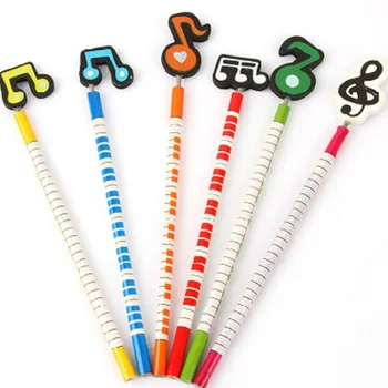 12 adet/grup yaratıcı Müzik sembol modelleme renkli kalemler Öğrenciler hediye kırtasiye
