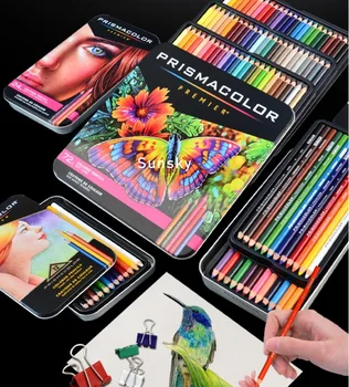 150 Renkli Kalemler Prismacolor Sanatçı Renkli Kalem El Yapımı sanford Kalem Ekstra Sanat araçları Dahil Tatil hediye Kalemler