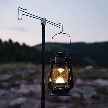 166 cm kamp ışık çubuğu kat alüminyum Alaşımlı çift asılı kanca lamba standı tutucu