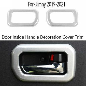 2 ADET Araba Kapı İç Kolu Dekorasyon Kapak Trim-Suzuki Jimny 2019-2021 JB74 JB64 JB43