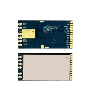 2 ADET LoRa1281F27 500 mw FCC / CE / RoHS Sertifikalı Uzun Mesafe 2.4 G lora RF modülü SX1281 çip