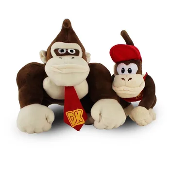 20-25 CM Yeni Marioed Kings Kong Maymun Gorilla Dolması Çocuklar Anime Rekreasyon Serisi Peluş oyuncak bebekler Hediye