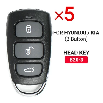 5 Adet KEYDIY B20-3 Araba Uzaktan akıllı anahtar İçin KD900 KD900+ URG200 KD-X2 Hyundai Kia İçin