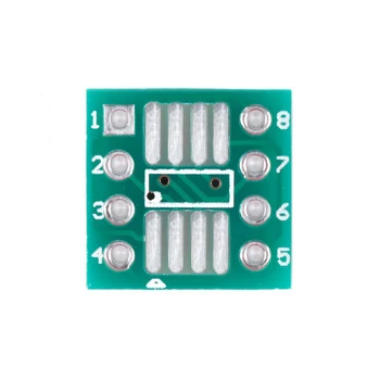 5 adet SMD DIP Pin Adaptörü TSSOP8 SSOP8 SOP8 to DIP8 PCB SOP-8 SOP Transfer Kurulu IC Test Plakası 2.54 mm 0.65 mm 1.27 mm Pitch