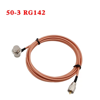 5 M RG142 50-3 Çift Korumalı RF Koaksiyel Kablo Adaptörü Bağlayıcı Koaksiyel RG142 Kablo 50 Ohm Yüksek Kalite