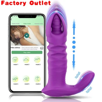 Anal Butt Plug Vibratör Kablosuz Bluetooth App Kontrollü Sokmak Dildo G Noktası Klitoris Stimülatörü Seks Oyuncakları Kadınlar için