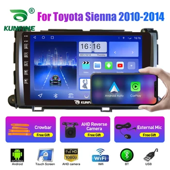 Araba Radyo Toyota Sienna İçin 10-14 2Din Android Octa Çekirdek Araba Stereo GPS Navigasyon Oynatıcı Multimedya Android Otomatik Oynatıcı Carplay