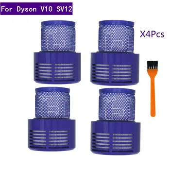 Dyson V10 SV12 Siklon Mutlak Hayvan Toplam Temiz Yıkanabilir Hepa Sonrası yedek filtre Elektrikli Süpürge Parçası Aksesuarı