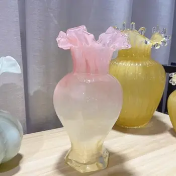El yapımı cam vazo çiçek düzenleme ev dekorasyon dekorasyon