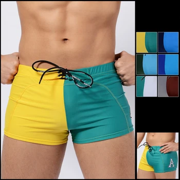 Erkek Mayo Şort erkek mayoları İç Çamaşırı Koşu Plaj Boxer Külot Pantolon