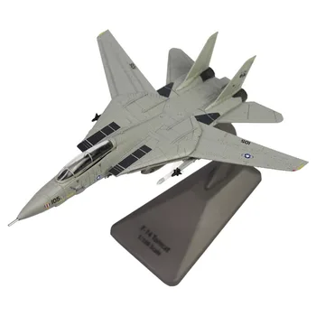 F14d Değişken Süpürme Kanatlı avcı 1/100 Ölçekli ABD Taşıyıcı Uçak Simülasyon Alaşım Uçak Oyuncak Döküm Modeli Çocuk Hediye