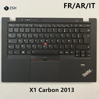 Fransızca / Arapça / İtalya Laptop Klavye İçin Thinkpad X1 Karbon 2013 MT 3443 3444 3446 3448 3460 3462 3463 Laptop klavye C kapak