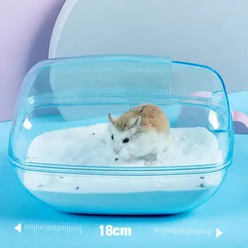 Hamster Tuvaletler Faydalı Pet Malzemeleri Hamster Kum Banyo Sürüngen için Küçük Hayvanlar Tavşan Chinchilla Tuvaletler