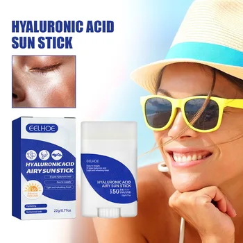 Hyaluronik Asit Güneş Koruyucu Sopa Nemlendirici Hafif Ferahlatıcı Nem İzolasyon Güneş Kremi Su Geçirmez SPF50 + UV Koruma Kapatıcı