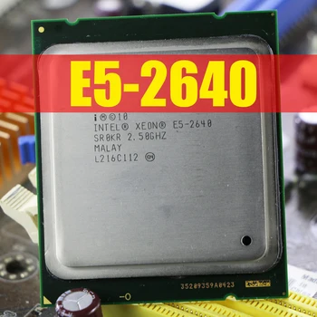 Intel Xeon İşlemci E5-2640 Altı Çekirdekli 15 M Önbellek/2.5/GHz / 8.00 GT / s 95 W LGA 2011 E5 2640, satmak E5 2650 2660 CPU Ücretsiz Kargo