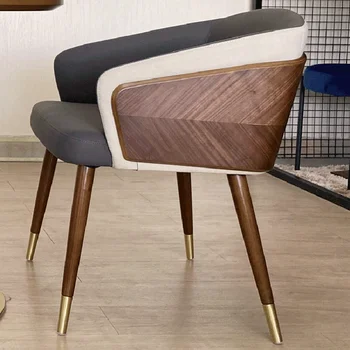 Iskandinav Modern Aksan yemek sandalyesi Lüks Ahşap Koltuk Yüksek Kaliteli Minimalist Sandalyeler Rahat Sillones İskandinav Mobilya