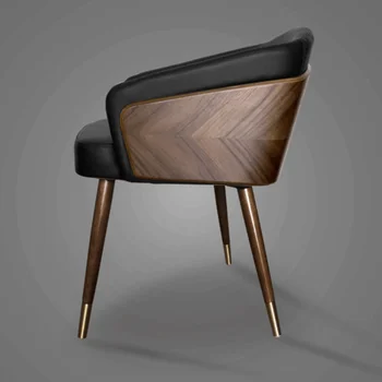 Iskandinav Modern Minimalist yemek Sandalyesi Accent Sandalye Koltuk Yüksek Kaliteli salon sandalyeleri rahat mutfak mobilyası HY50DC