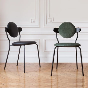 İskandinav Tasarımcı yemek sandalyeleri Lüks Rahat Benzersiz Uzay Tasarrufu Sandalyeler Relax Lounge Temizle Silla Plegable iç mekan mobilyası