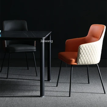 İtalyan yemek Sandalyesi Ev Mobilyaları Koltuk Lüks yemek sandalyeleri Ev Kanepe Modern Minimalist Tasarımcı Sandalyeler yemek sandalyeleri U