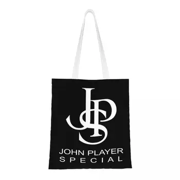 JPS John Oyuncu Özel Bakkal Alışveriş Çantaları Sevimli Baskı Tuval Shopper kol çantası Çanta Büyük Kapasiteli Dayanıklı Çanta