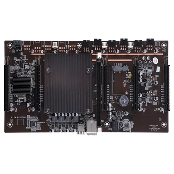 K3NB BTC X79-H61 Madenci Anakart CPU Seti için 5 Kart Yuvası DDR3 Bellek Entegre VGA Arayüzü 60mm Mesafe Düşük Güç
