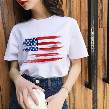 Kadın t shirt 2022 Ulusal bayrak Baskı Bayan T-shirt Elbise Grafik O-Boyun Kısa Kollu T gömlek moda Tee Tops