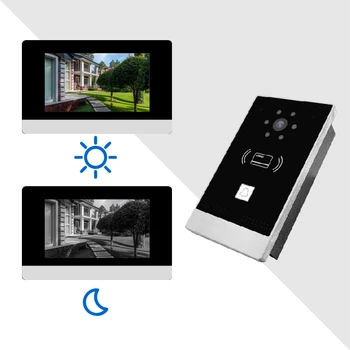 Kamera erişim kontrol ürünü ile Villa Görüntülü kapı telefonu için ev interkom sistemi