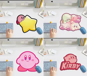 Kawaii Kirby Moda Düzensiz Grafik Mouse Pad Bilgisayar Taşınabilir Karikatür Ped Ev Ofis Unisex Sevimli Mouse Pad