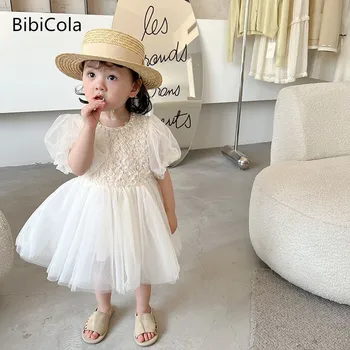 Kız çocuk elbisesi Yaz Yeni çocuk Prenses Elbise Bebek yaz elbisesi Koreli çocuk Elbise 1-5 Yaşında
