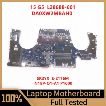 L28688-001 L28688-501 L28688-601 HP ZBOOK 15 G5 Laptop Anakart DA0XW2MBAH0 İle SR3YX E-2176M CPU P1000 %100 % iyi Test edilmiş
