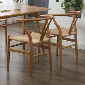 Lüks Ahşap yemek sandalyeleri Mutfak Ev Yemek Odası Sandalyeleri Restoran Tasarımcısı Sillas De Comedor Bahçe mobilya takımları MZY