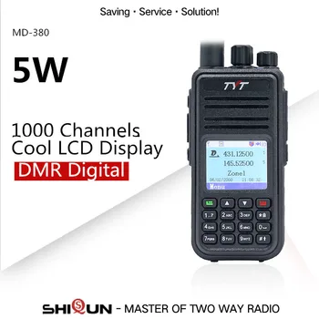 MD - 380 DMR Radyo ile Uyumlu Motorola Tier1/2 Çift Bant UHF VHF 5 W TYT DMR dijital telsiz md380 Baofeng DMR DM-8HX