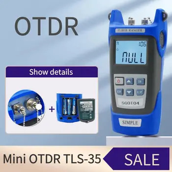 Mini OTDR TLS-35 Fiber Optik Reflectometer 850/1300/1310/1490 / 1550nm Optik Güç Ölçer Fiber Ağ Kablo Test Cihazı OPM OLS OTDR