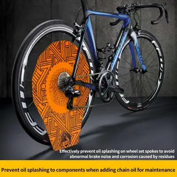 Moda bisiklet disk fren kapak Anti kirliliği ısı direnci bisiklet sürme bakım araba yıkama kenar koruma
