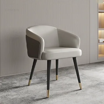 Modern Lüks yemek sandalyeleri Yaratıcı Arkalığı Koltuk Rahatlatıcı yemek sandalyeleri Tasarım Ev Sillas De Comedor Ev Mobilyaları