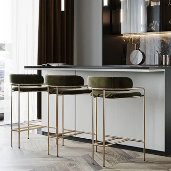 Modern Ücretsiz Kargo yemek sandalyeleri Altın Bacaklar Minimalist Modern Şezlong Tasarım Ergonomik Silla Comedor Nordica Mobilya