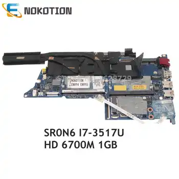 NOKOTION HP ENVY4 ENVY6 Laptop Anakart SR0N6 I7-3517U CPU HD7600M 1G + Soğutucu 708976-501 708976-001 QAU30 LA-8661P