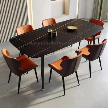 Nordic ışık lüks yemek sandalyesi ev teknolojisi kumaş tabure Avrupa müzakere sandalye modern basit sırtlı sandalye tırnak sandalye