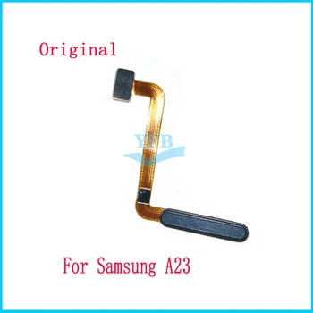 Orijinal Samsung Galaxy A23 A235 A235F 4G Parmak İzi Dokunmatik Sensörü Parmak Güç Açma KAPAMA Yan Düğme Anahtarı Flex Kablo