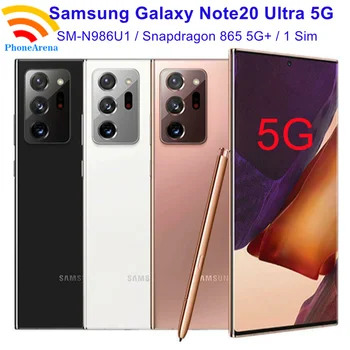 Orijinal Samsung Galaxy Note20 Not 20 Ultra 5G N986U1 6.9