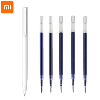 Orijinal Xiaomi Jel Kalem 0.5 MM Siyah Mürekkep Basın Kalem Japonya MiKuni Mürekkep Yazma Pürüzsüz jel mürekkep okul için kalem Ofis Kırtasiye