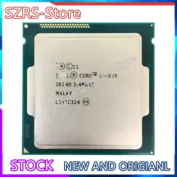 Orijinal Çekirdek i5-4670 SR14D CPU 3.40 GHz 6 M 84 W LGA1150 Dört Çekirdekli Masaüstü i5 4670 işlemci Ücretsiz kargo