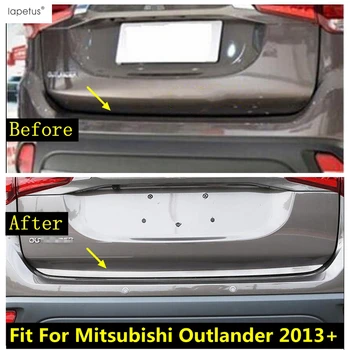 Paslanmaz Çelik Arka Bagaj Kuyruk Kapısı Kapı Şeridi Kalıplama Sticker Kapak Trim İçin Mitsubishi Outlander 2013 - 2021 İçin Araba Aksesuarları