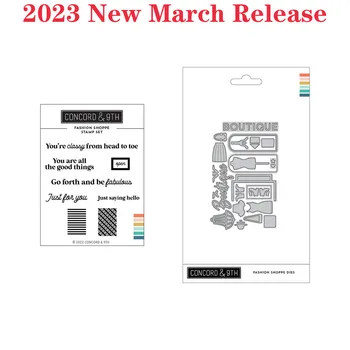 Pencere Shoppe Çiçek Shoppe Paketi 2023 Yeni Mart Sürümü Metal Kesme Ölür Scrapbooking Yapmak Fotoğraf Albümü Kartı kendi başına yap kağıdı