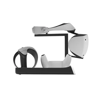 PS VR2 Kolu şarj standı VR Kask Depolama Standı VR2 Çok Fonksiyonlu şarj kolu şarj standı
