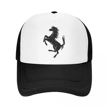 Punk Unisex At Logo Baskı şoför şapkası Yetişkin Hayvan Lover Ayarlanabilir beyzbol şapkası Erkek Kadın Hip Hop