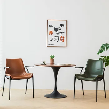 Siyah Bacaklar Modern yemek sandalyesi Lüks İskandinav Arka Salon yemek sandalyeleri Tasarımcı Koltuk Chaises Salle Yemlik Dekorasyon